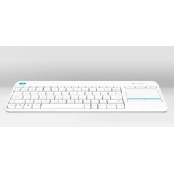 LOGITECH TASTIERA WIRELESS TOUCH K400PLUS WHITE USB-ITA LAYOUT