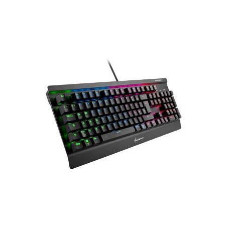 SHARKOON TASTIERA GAMING MECCANICA SKILLER MECH SGK3, ILLUMINAZIONE RGB PERSONALIZZABILE, TECNOLOGIA TASTI KAHIL BROWN, LAYOUT I