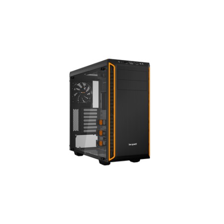 BE QUIET! CASE ATX PURE BASE 600 WINDOW, 7 HDD SLOT, 2XUSB3.0, 1XAUDIO I/O, ORANGE