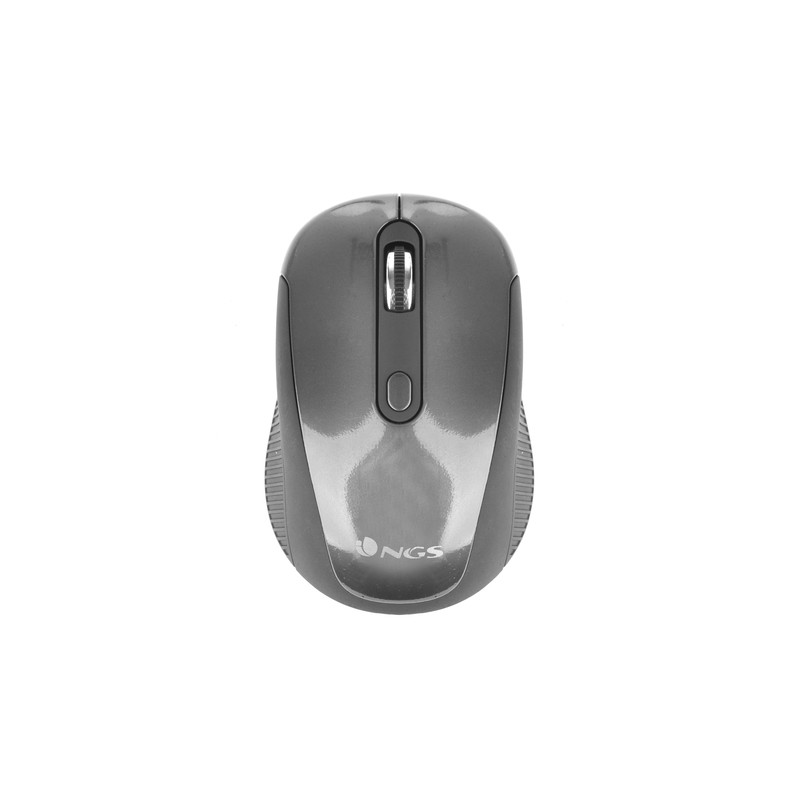 NGS MOUSE OTTICO MINI WIRELESS 800/1600DPI CON 3 TASTI + ROTELLA SCORRIMENTO COLORE GRIGIO