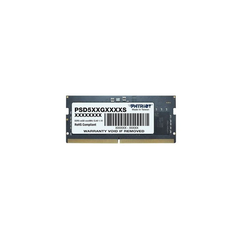 PATRIOT RAM 8GB DIMM DDR5 5200MHz 1Gx16