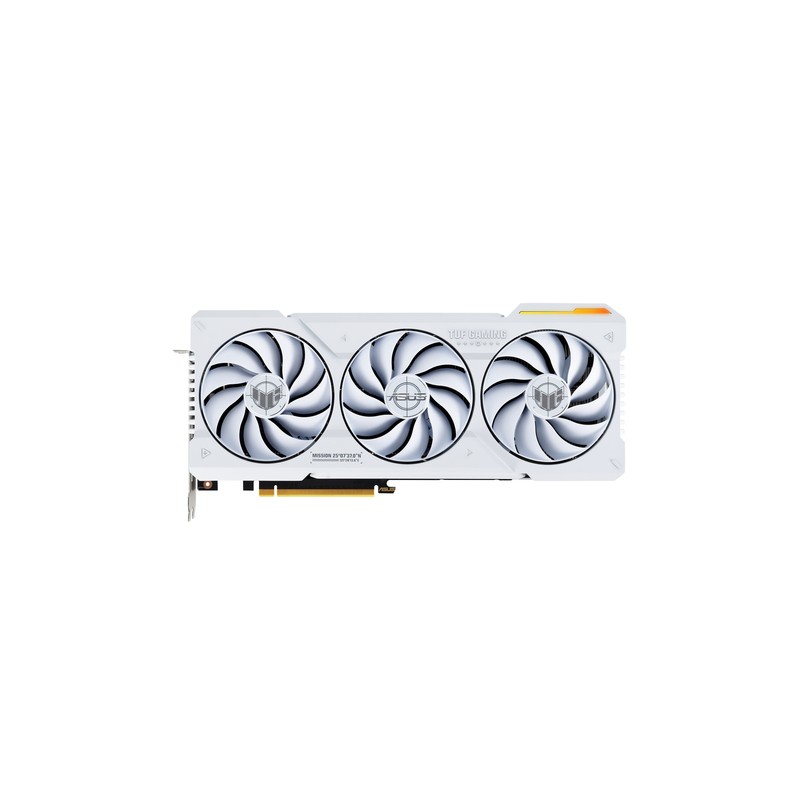 ASUS VGA GEFORCE RTX 4070 TI SUPER, TUF-RTX4070TIS-O16G-WHITE-GAMING, 16GB GDDR6X, 2HDMI/3DP, BIANCA