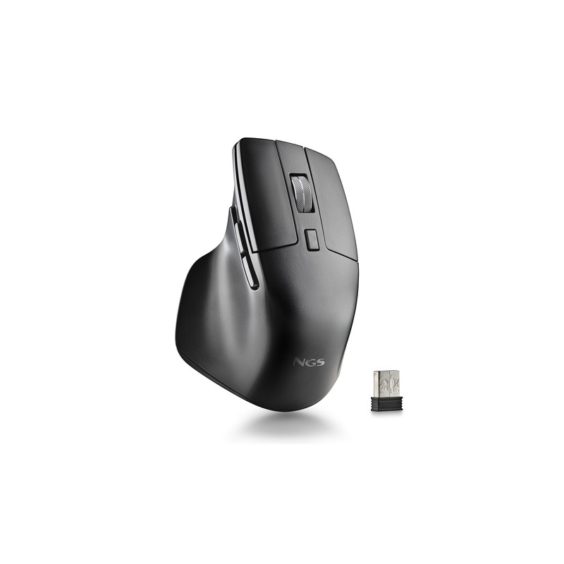 NGS MOUSE WIRELESS 2,4 GHz + ROTELLA DI SCORRIMENTO METALLO + 6PULSANTI