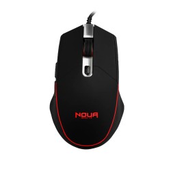 NOUA MOUSE GAMING NEON USB NERO CON ILLUMINAZIONE 4 COLORI