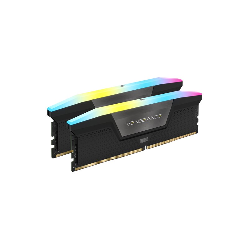 CORSAIR RAM VENGEANCE RGB DDR5 32GB 2X16GB DDR5 6000 PC5-48000 C36 1.35V OPTIMIZED FOR AMD - GREY