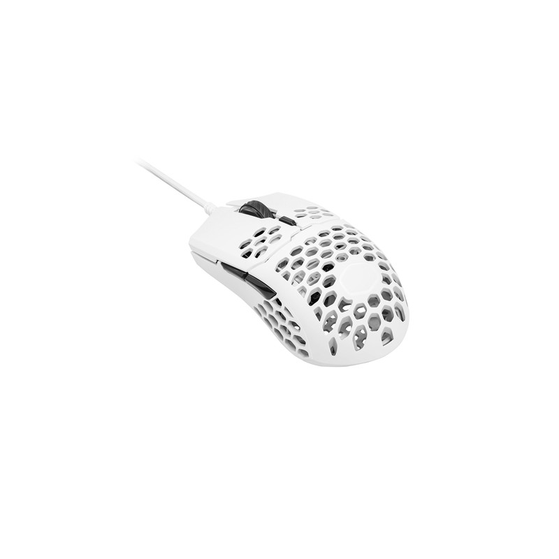 COOLER MASTER MOUSE GAMING WIRED MASTERMOUSE MM710 OPTICAL USB 16000 DPI COLORE BIANCO