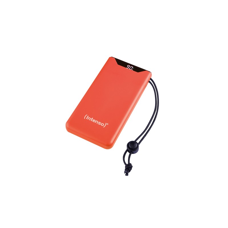 INTENSO POWER BANK  F10000, PD, QUALCOMM QUICK CHARGE 3.0, DIGITAL PERCENTAGE DISPLAY, ARANCIO