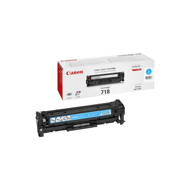 CANON TONER CIANO 718 LPB7200 LASER 2661B002