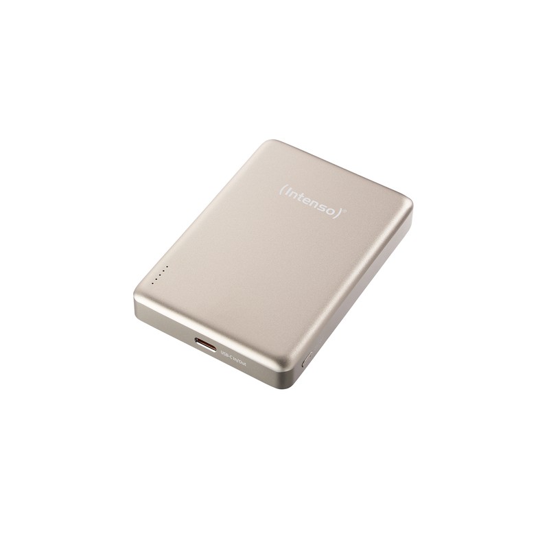 INTENSO POWER MAGNETIC WIRELESS POWER BANK CHAMPAGNE 1000MAH