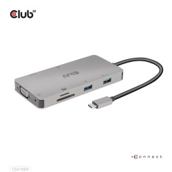 CLUB3D HUB USB GEN1 TYPE-C...